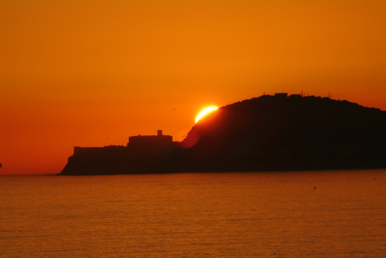 Tramonti sulla costa di Enea